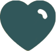 Heart icon in blue