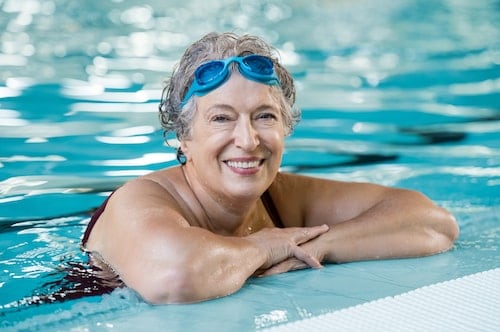 How does swimming benefit the body?