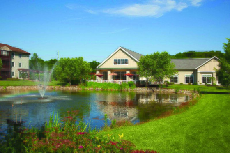Exterior pond